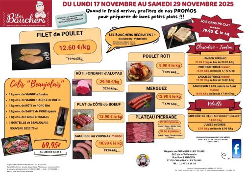 Promotions du 17 au 29 novembre 2025