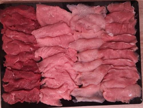 Pierrade (boeuf-veau-dinde-porc)