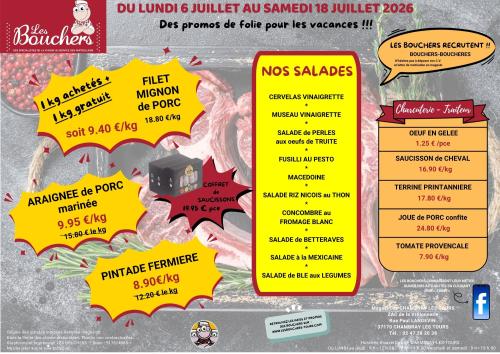 Promotions du 6 au 18 juillet 2026