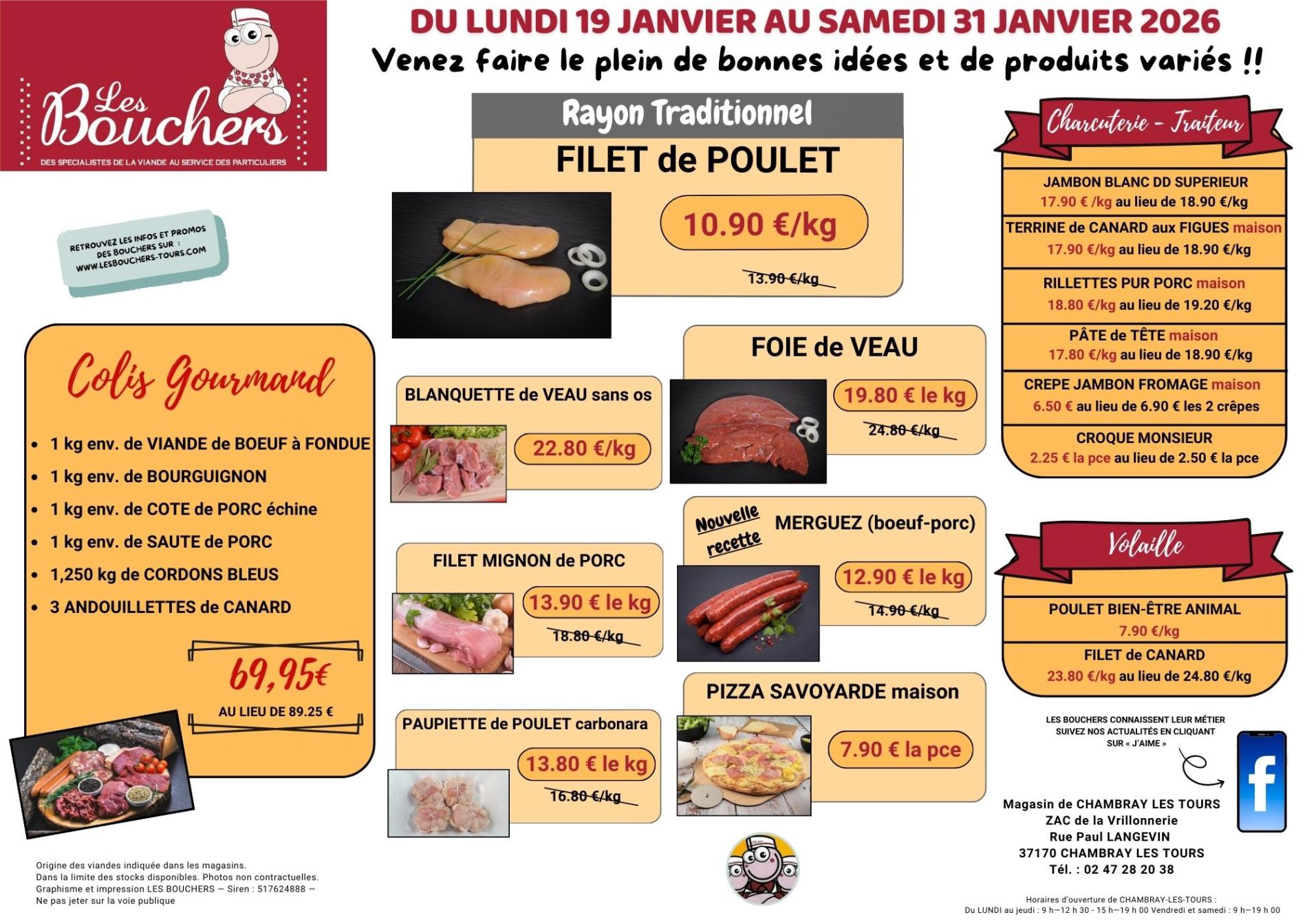 Promotions du 19 au 31 janvier 2026