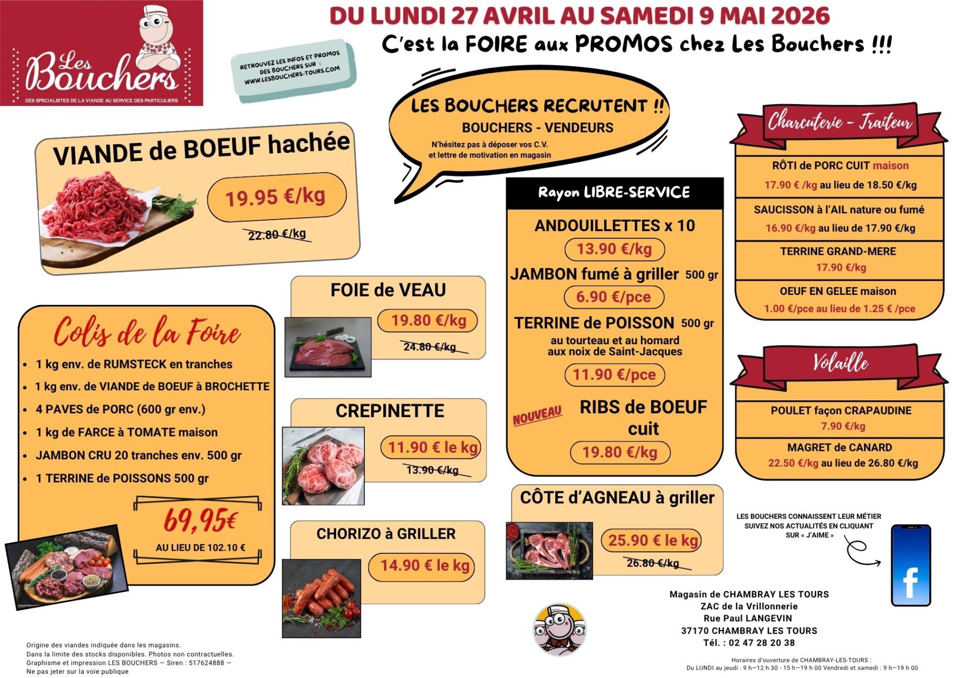 Promotions du 27 avril au 9 mai 2026